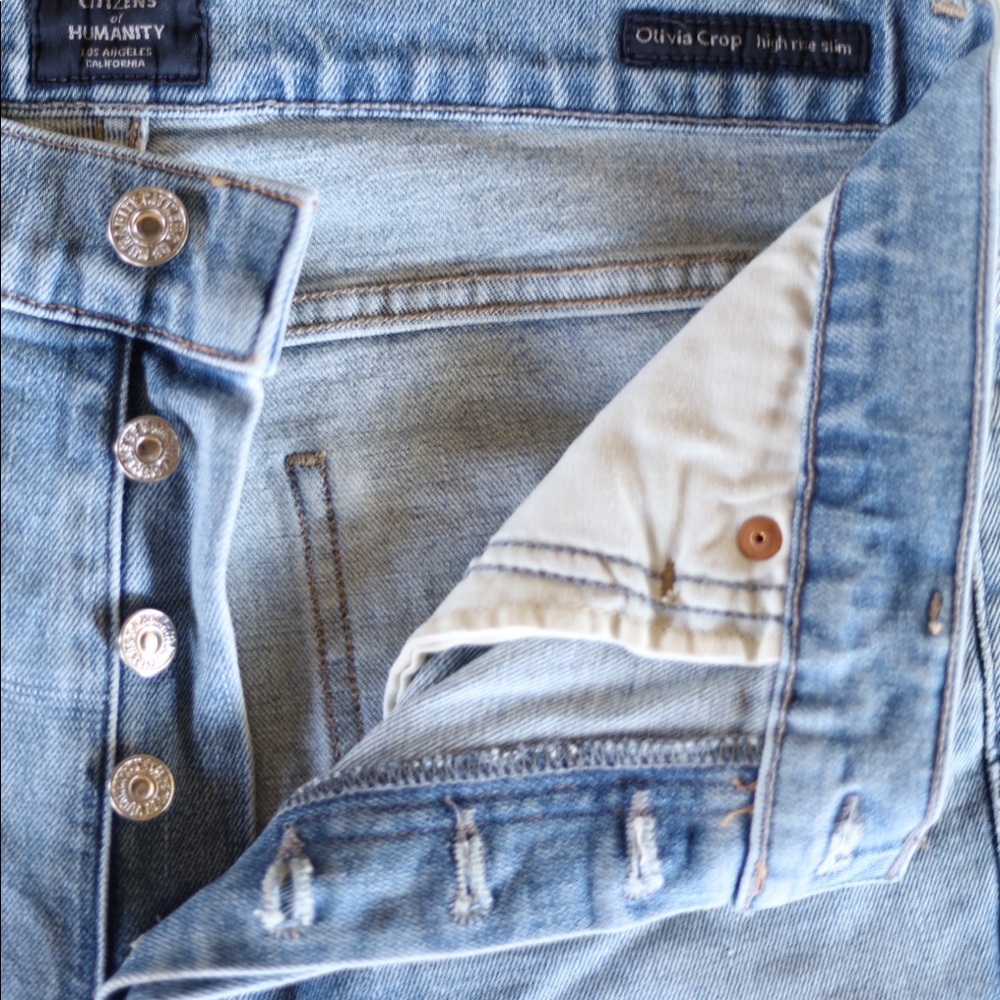 Citizens of Humanity Olivia Crop High Rise Slim